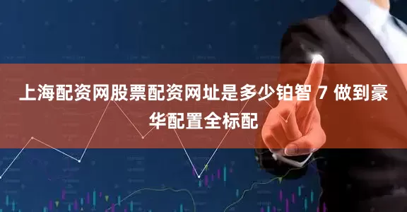 上海配资网股票配资网址是多少铂智 7 做到豪华配置全标配